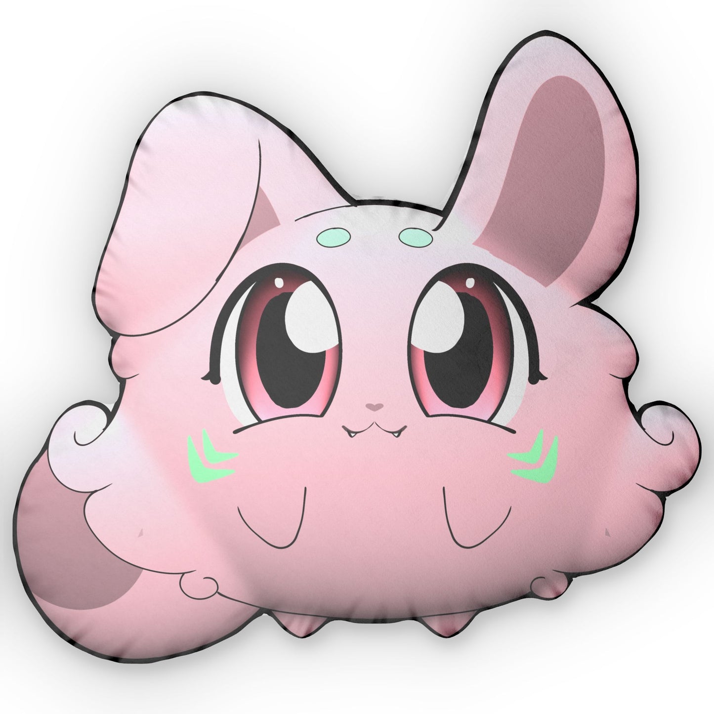 Kurobean Throw Pillow || AngelBytes Collection