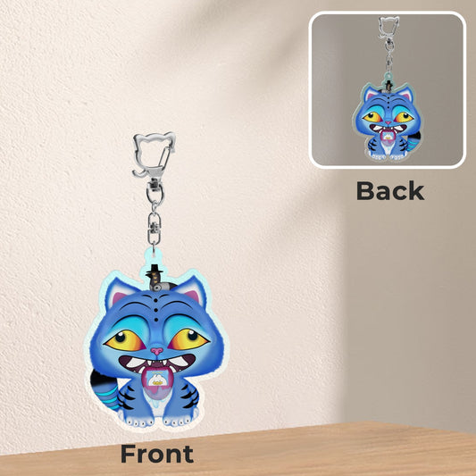 Derpy And Sussy || Kpop Demon Hunters Derpy Tiger Sussy Bird Inspired Acrylic Keychain
