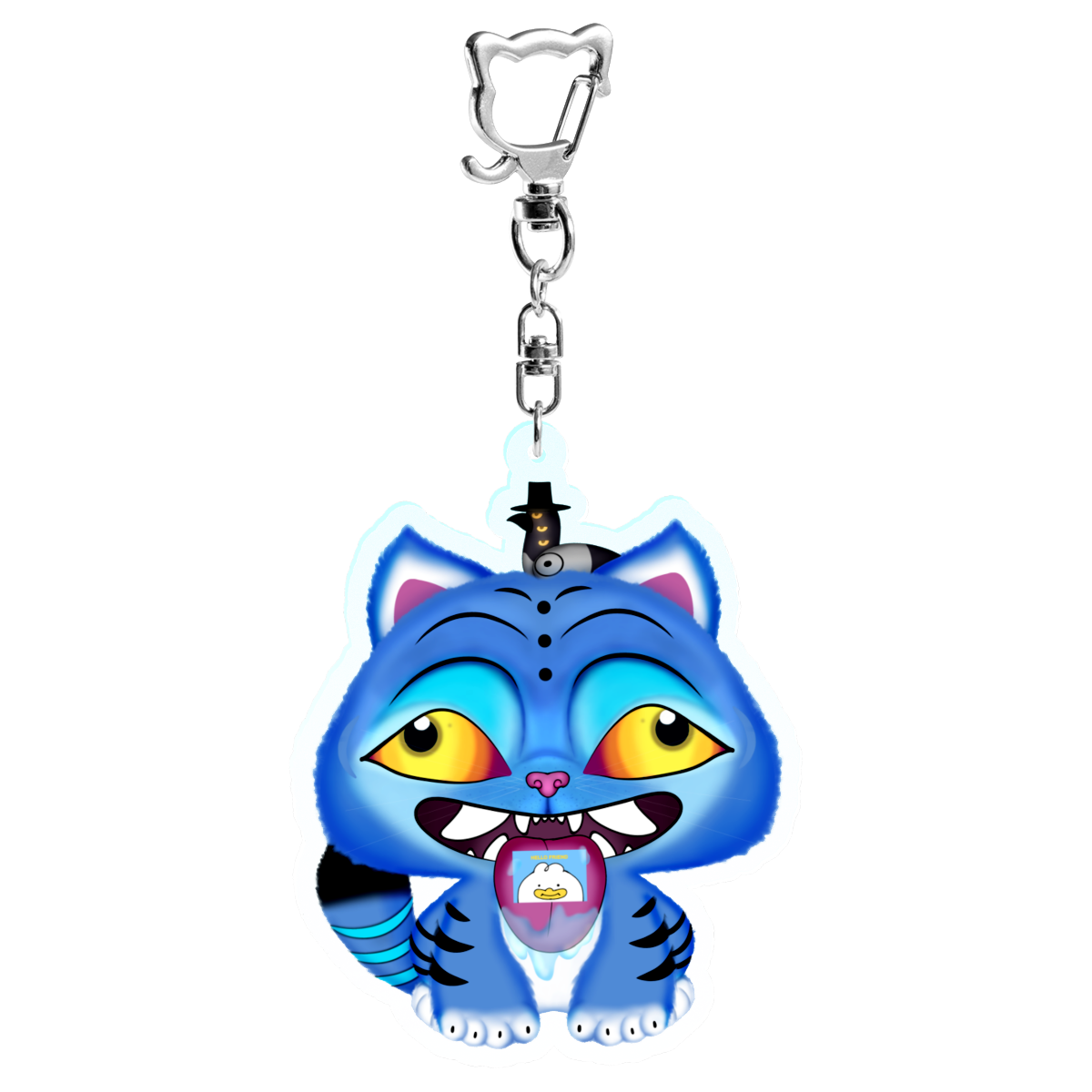 Derpy And Sussy || Kpop Demon Hunters Derpy Tiger Sussy Bird Inspired Acrylic Keychain