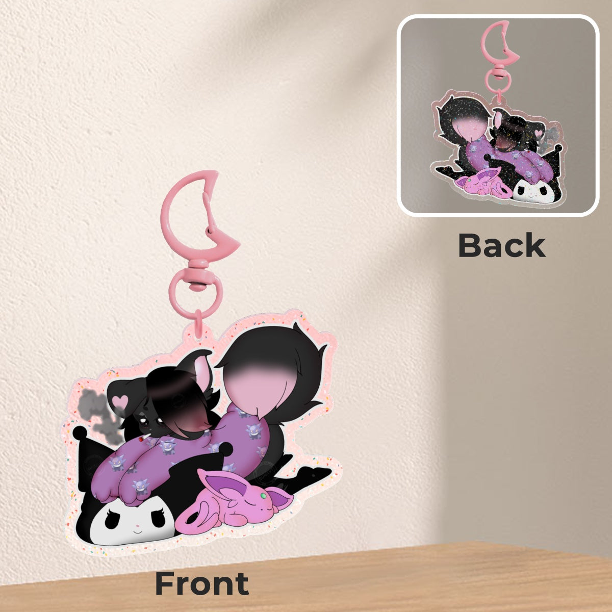 Girlfail Puppy || suislvt/Amara Morningstar Puppy Girl Acrylic Keychain