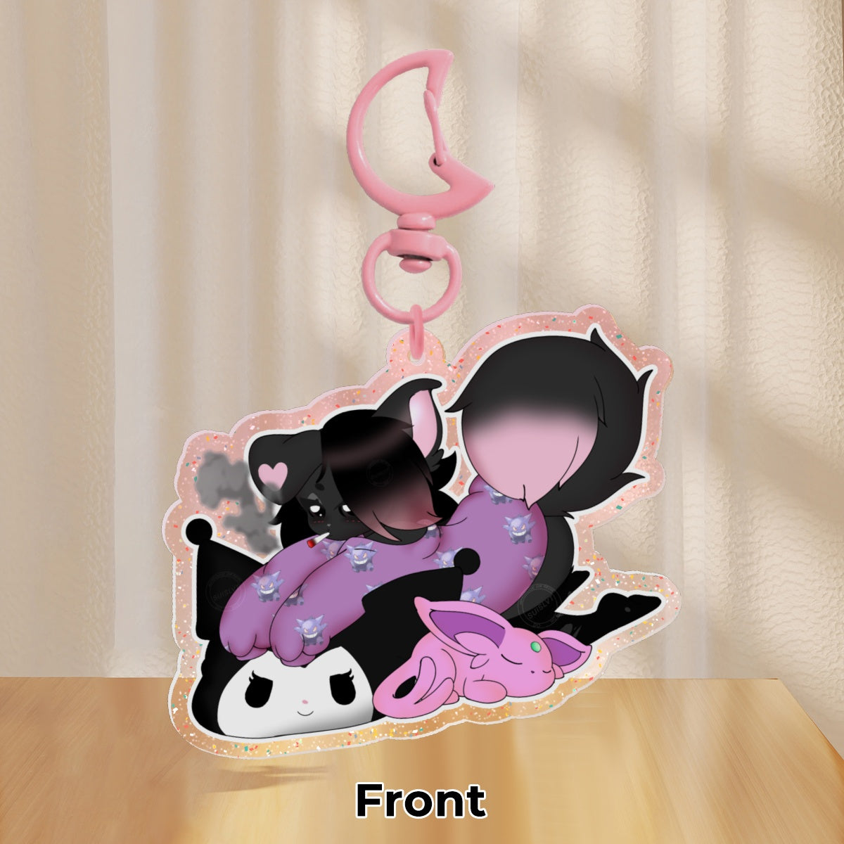 Girlfail Puppy || suislvt/Amara Morningstar Puppy Girl Acrylic Keychain