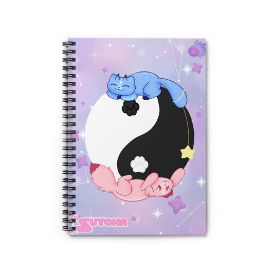 'Over The Moon' Spiral Notebook — Ruled Journal for Notes & School