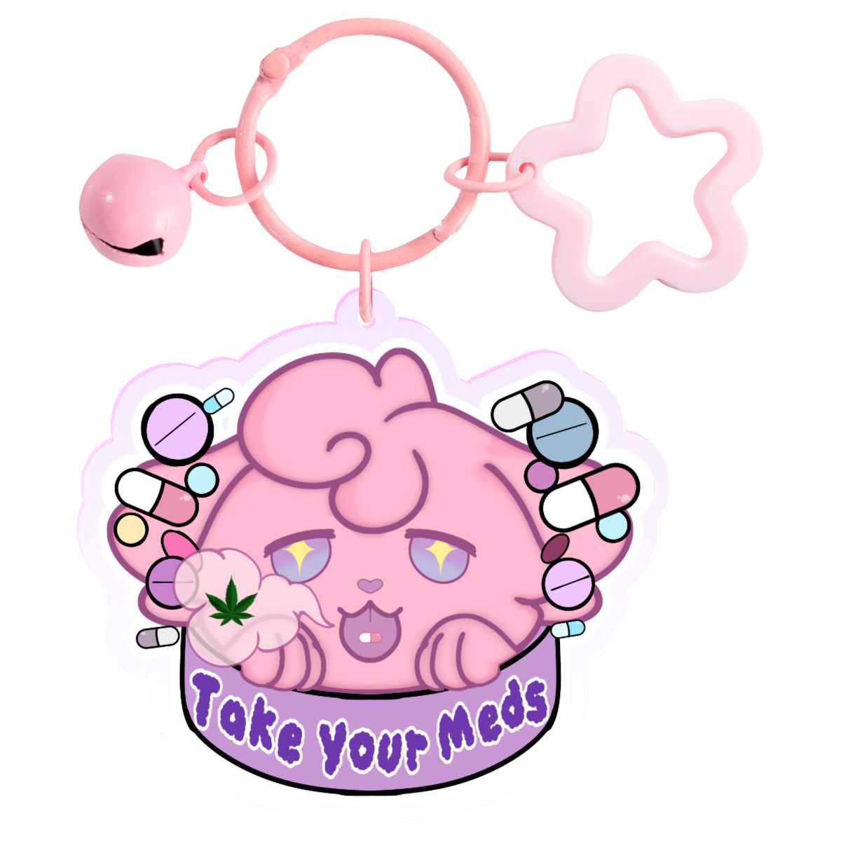 Take Your Meds || Menhera, Jirai Kei, Medicalcore, Pill Reminder Acrylic Keychain
