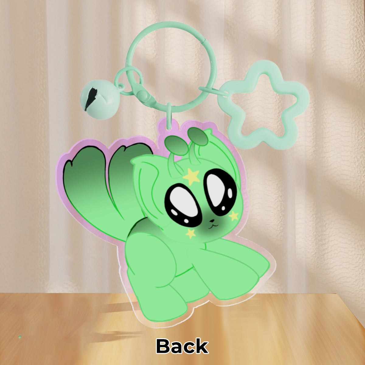 Gnarpi Alien Cat Acrylic Keychain || Glorpi Gnarpi Alien Cat Acrylic Keychain