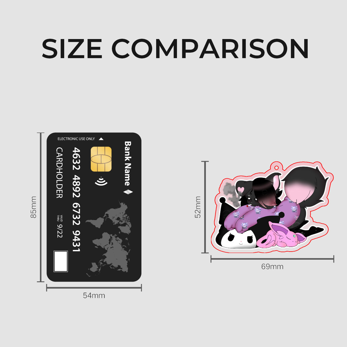 Girlfail Puppy || suislvt/Amara Morningstar Puppy Girl Acrylic Keychain