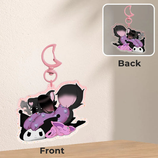 Girlfail Puppy || suislvt/Amara Morningstar Puppy Girl Acrylic Keychain