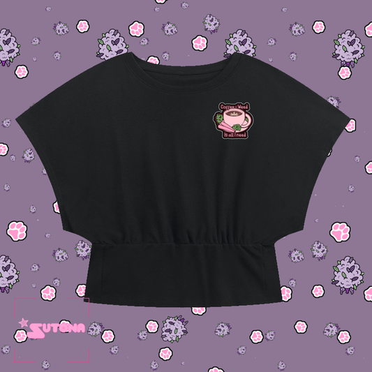 Baddie With A Blunt Women’s Crop Dolman T-Shirt