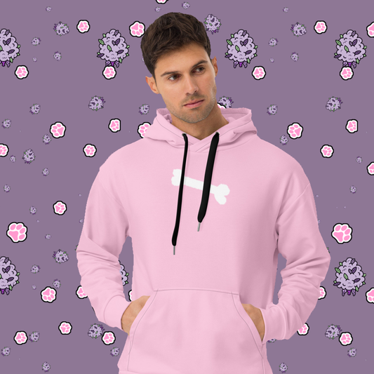 Puppy Paws Pink Unisex Hoodie || Puppy Dog Paws Puppygirl Furry Hoodie