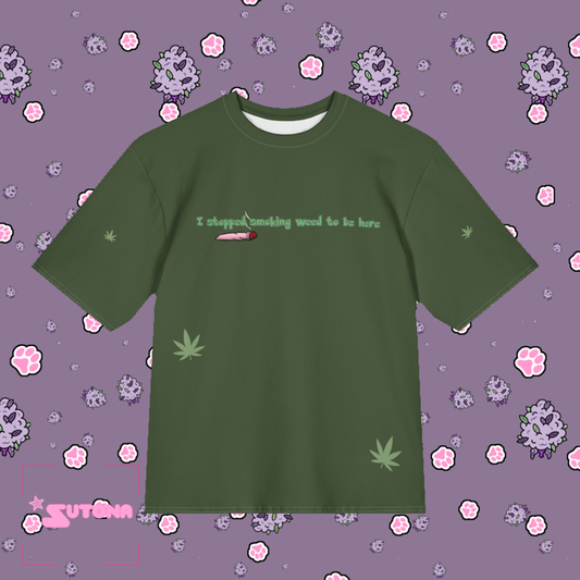 Budding Brews Blazy Susan Marijuana Cannabis Weed Oversized cotton t-shirt