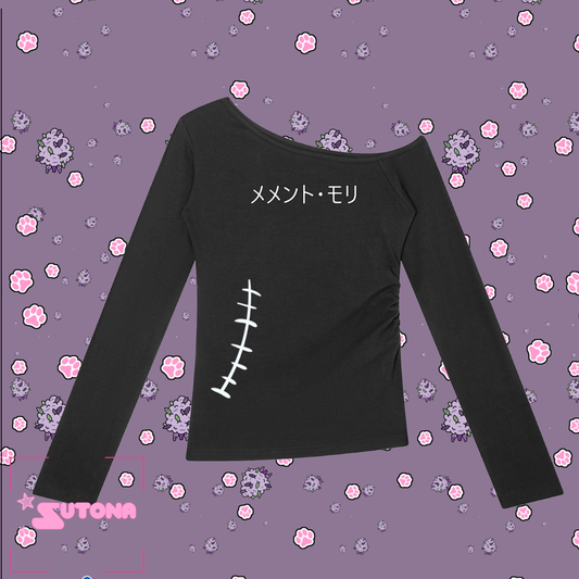 Momento Mori Women’s Off-the-Shoulder T-Shirt