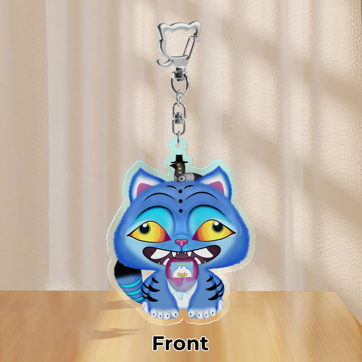 Derpy And Sussy || Kpop Demon Hunters Derpy Tiger Sussy Bird Inspired Acrylic Keychain