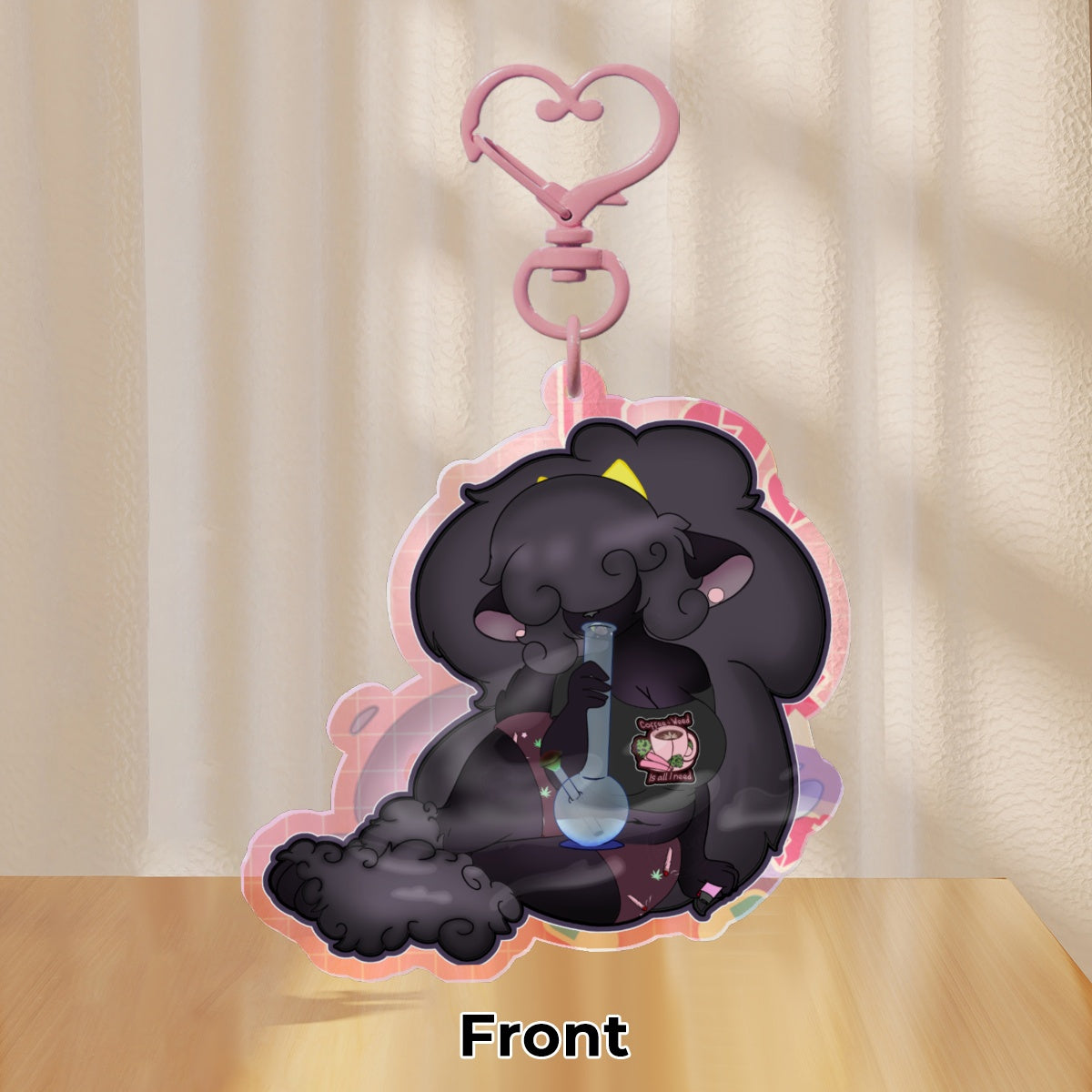 Baked Little Lamb || suislvt/Dessie Morningstar Sheep/Dog Furry Themed Acrylic Keychain