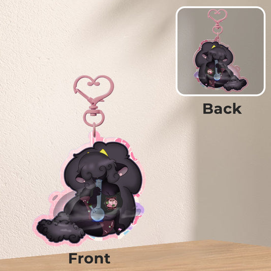 Baked Little Lamb || suislvt/Dessie Morningstar Sheep/Dog Furry Themed Acrylic Keychain